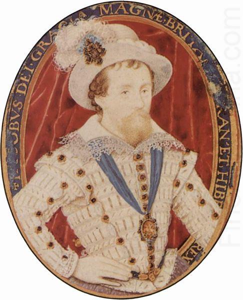 James I, Nicholas Hilliard